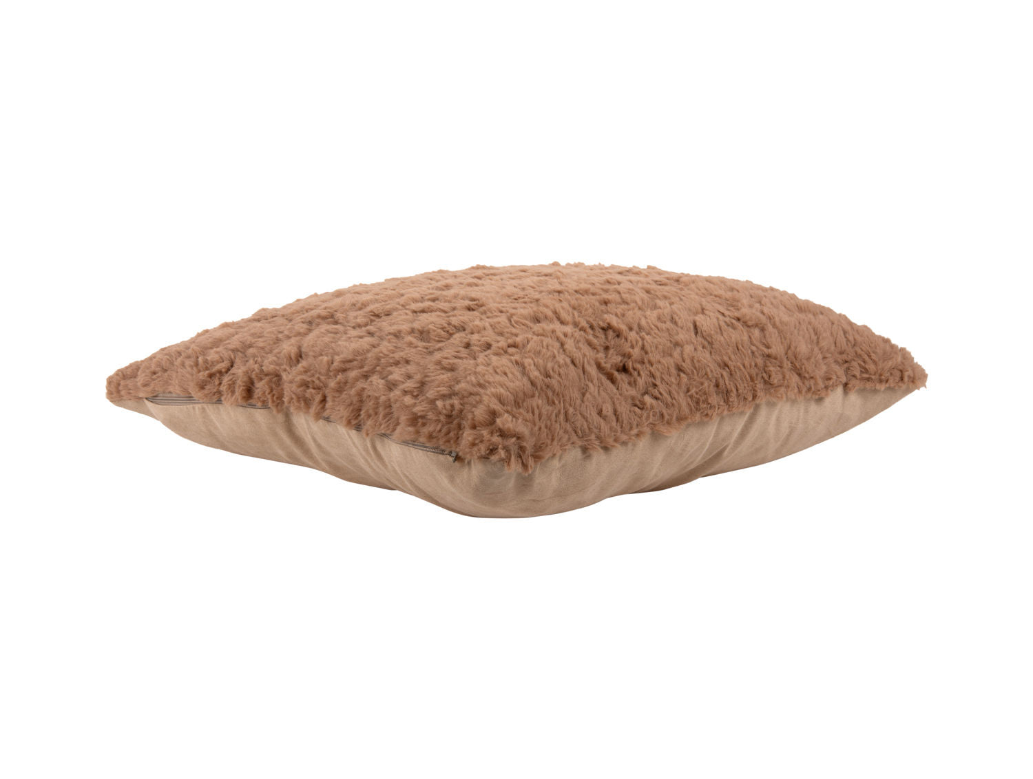Cushion Tierno furry brown