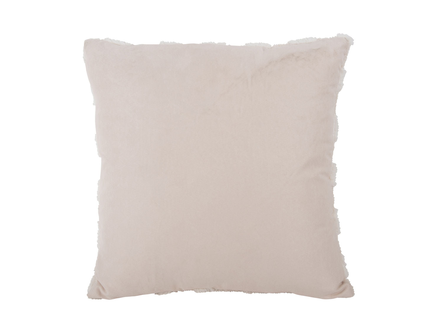 Cushion Checker white w. sand brown