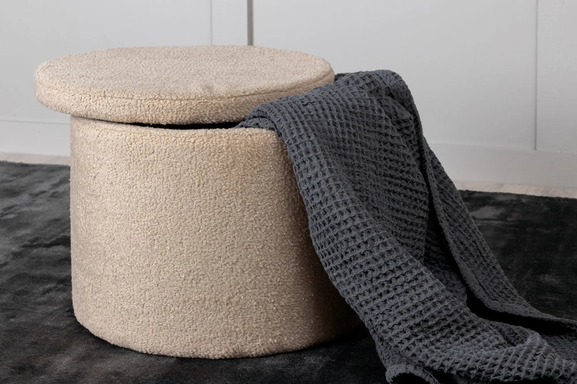 Pouf Dunken - ø51 - Nounours en polyester