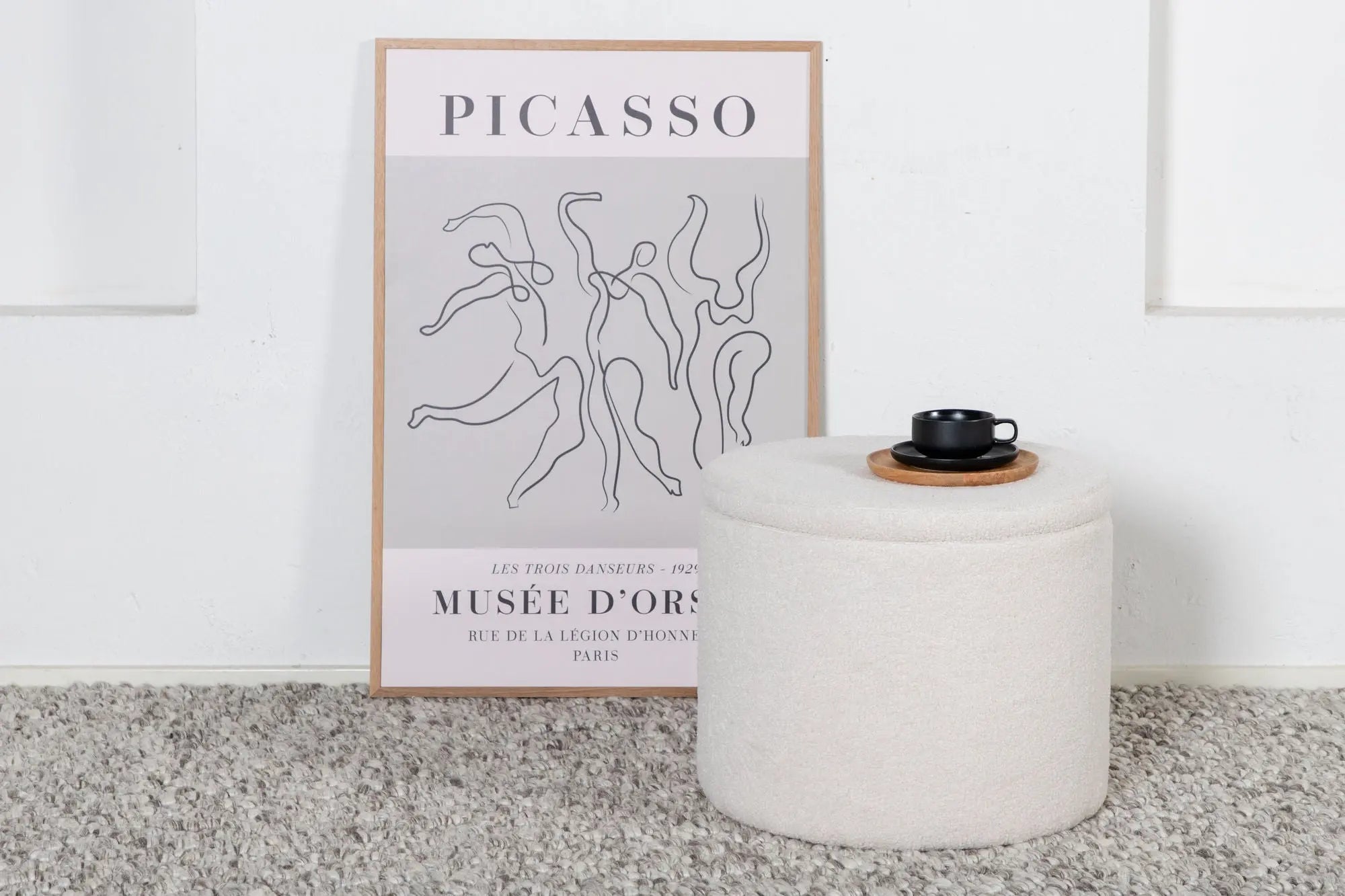 Pouf Dunken - ø51 - Nounours en polyester