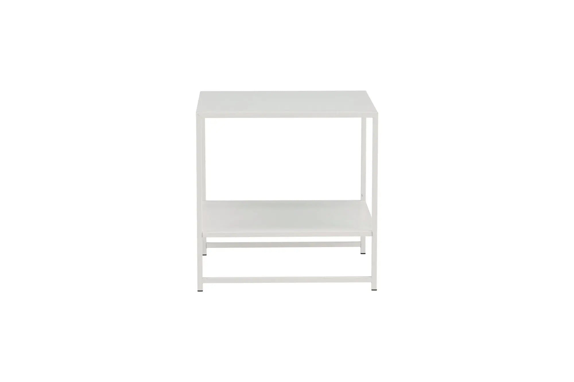 Table d'appoint avec étagère Staal - 50 x 50 - Acier