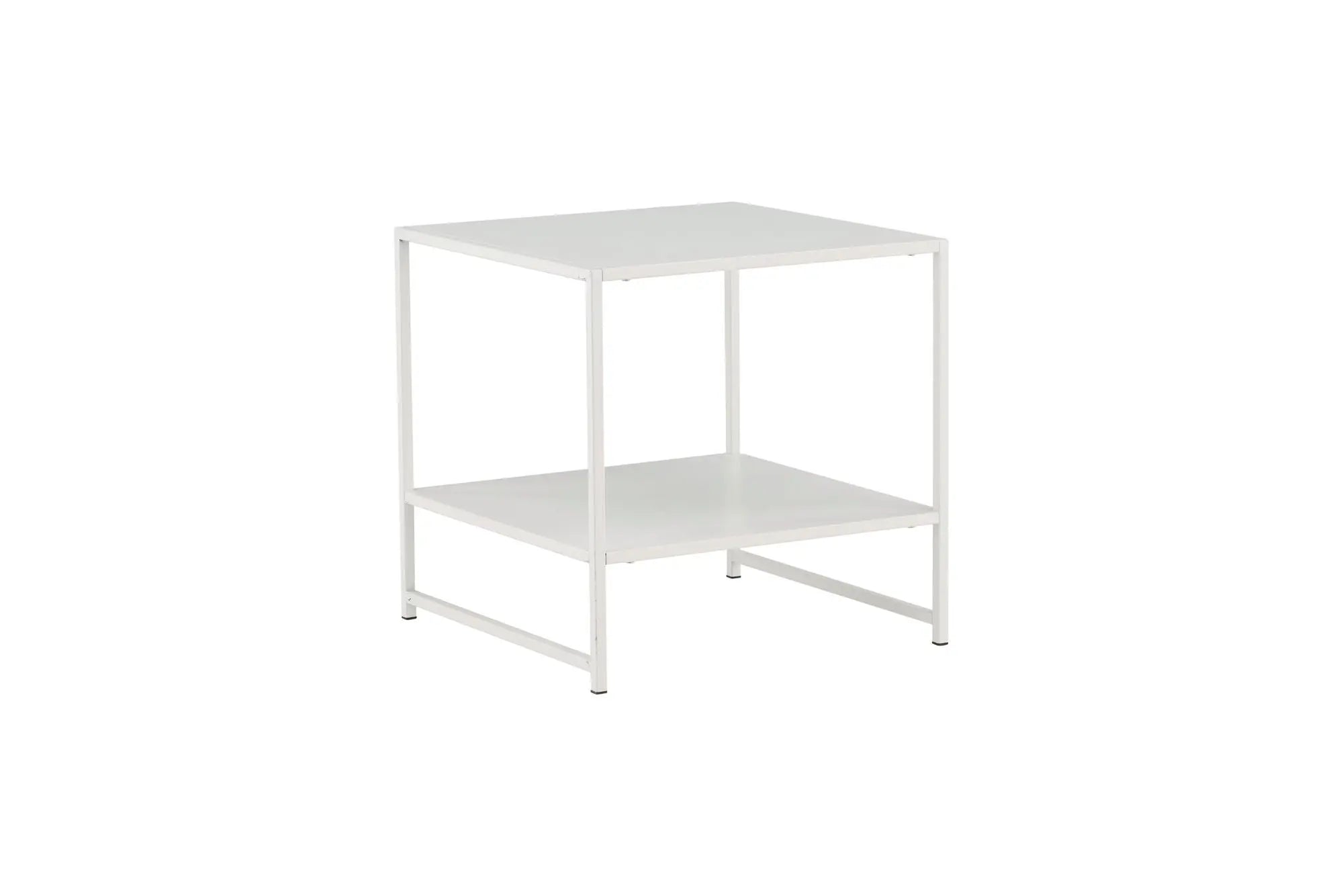 Table d'appoint avec étagère Staal - 50 x 50 - Acier