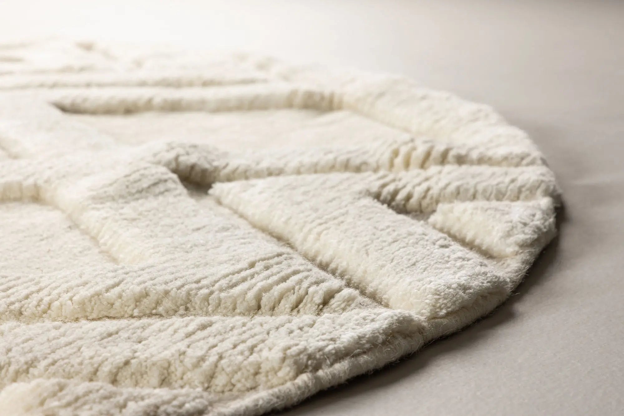 Tapis en laine rond Dahlia - 200*200cm - ø200 - Laine