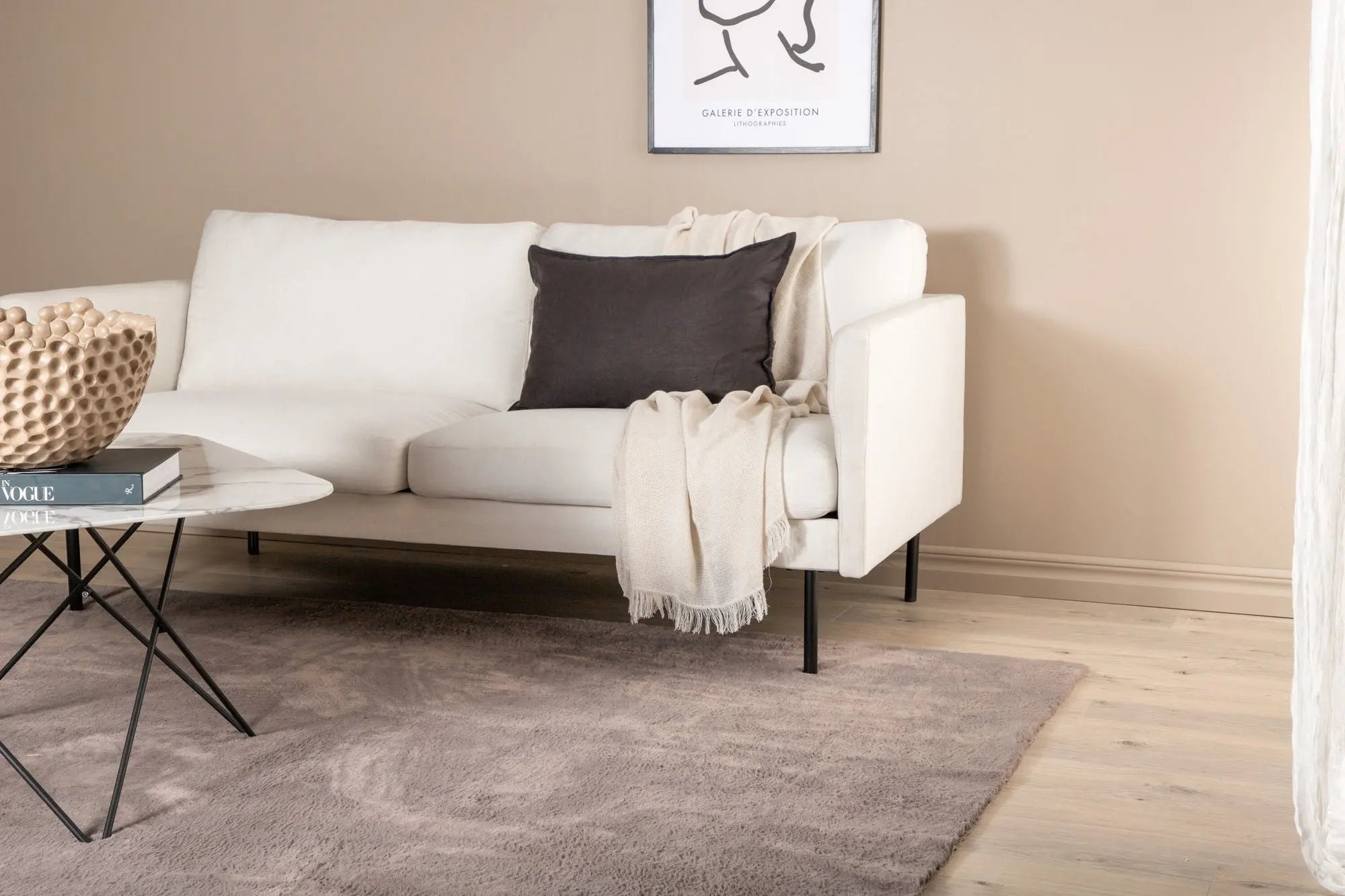Tapis en polyester Nina - 160*230cm - 160 x 230 - Polyester