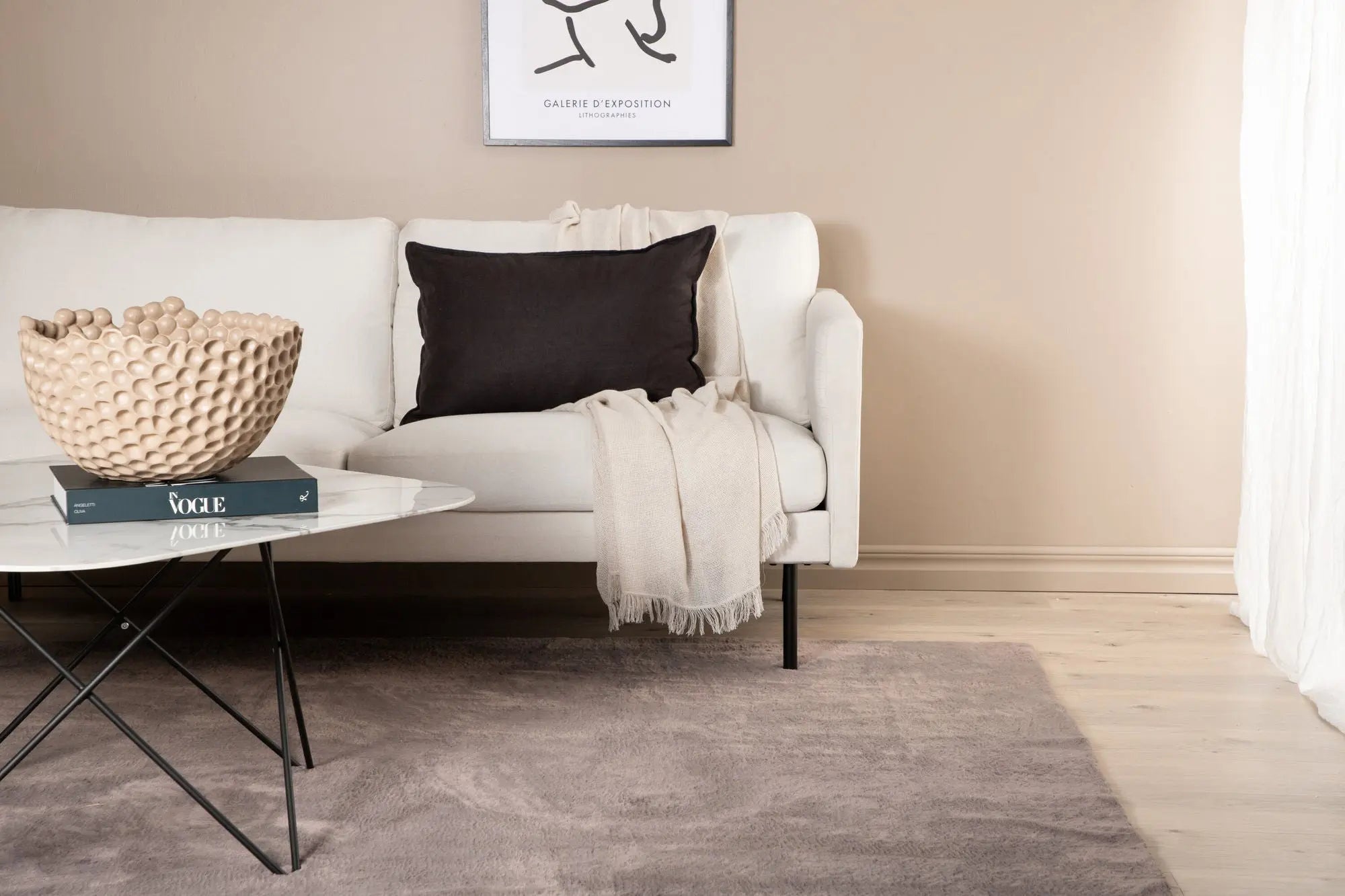 Tapis en polyester Nina - 160*230cm - 160 x 230 - Polyester