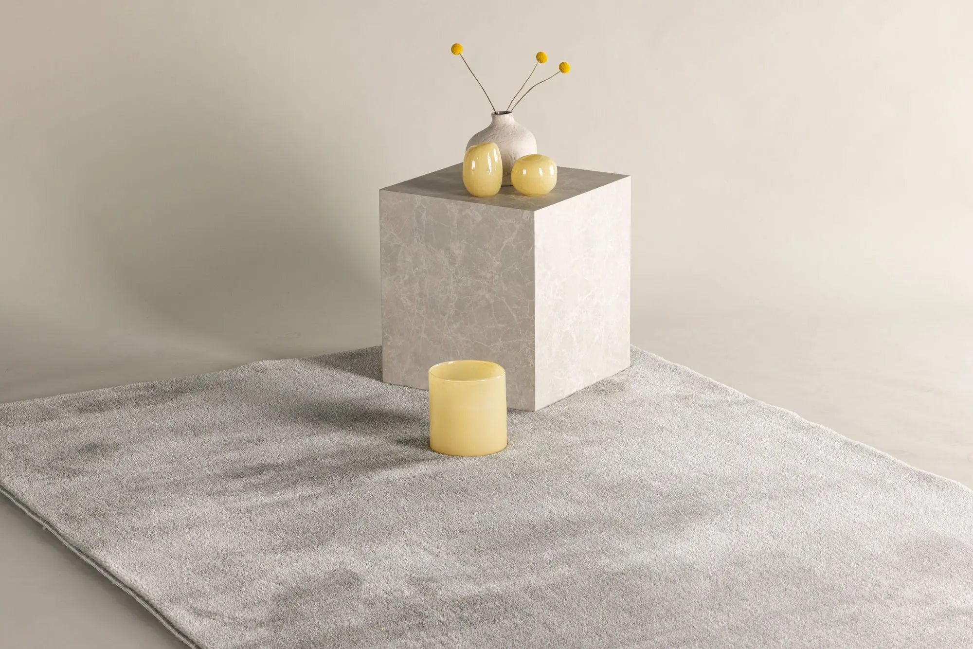 Tapis en polyester rectangulaire Blanca - 230*160cm - 160 x 230 - Polyester