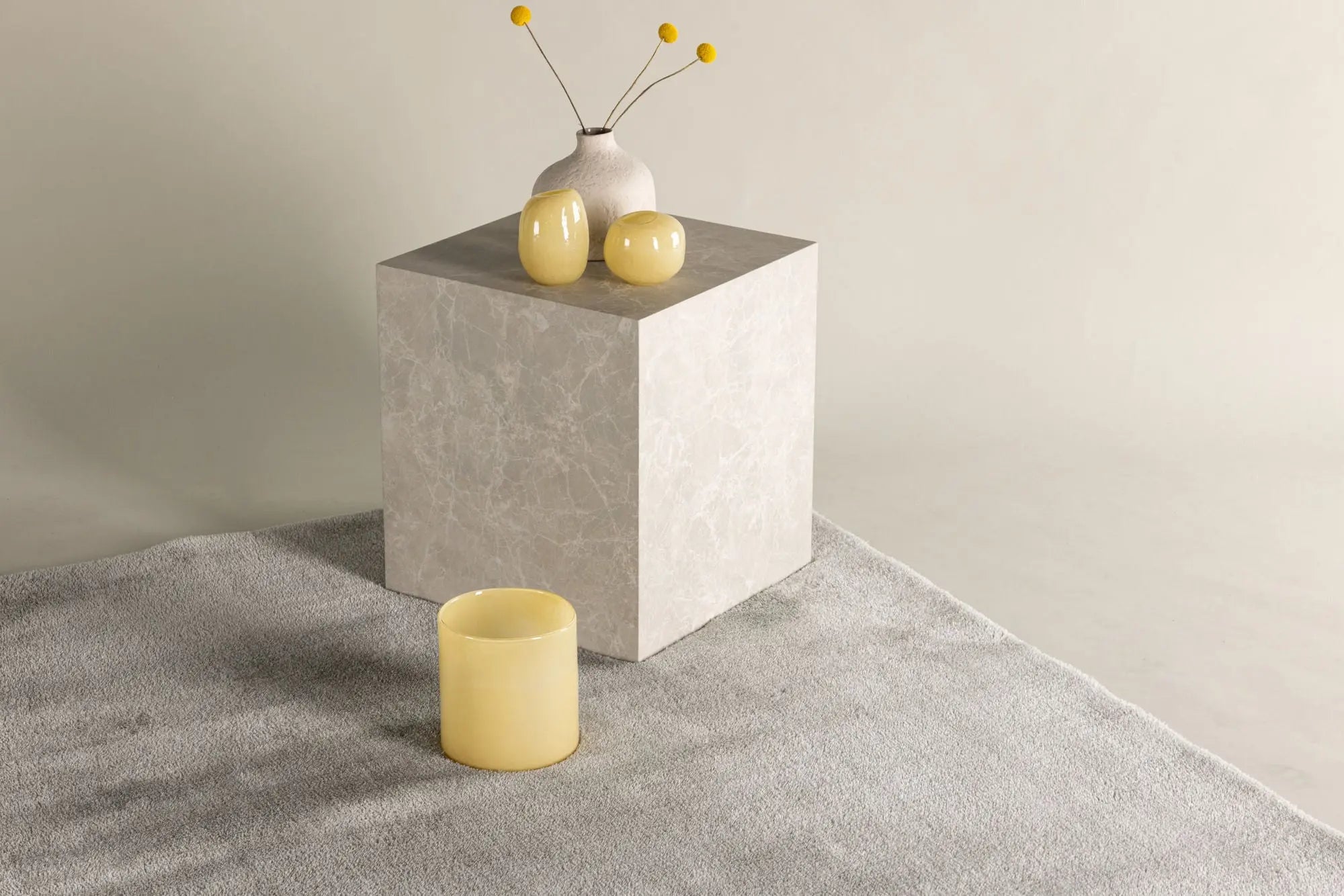 Tapis en polyester rectangulaire Blanca - 230*160cm - 160 x 230 - Polyester