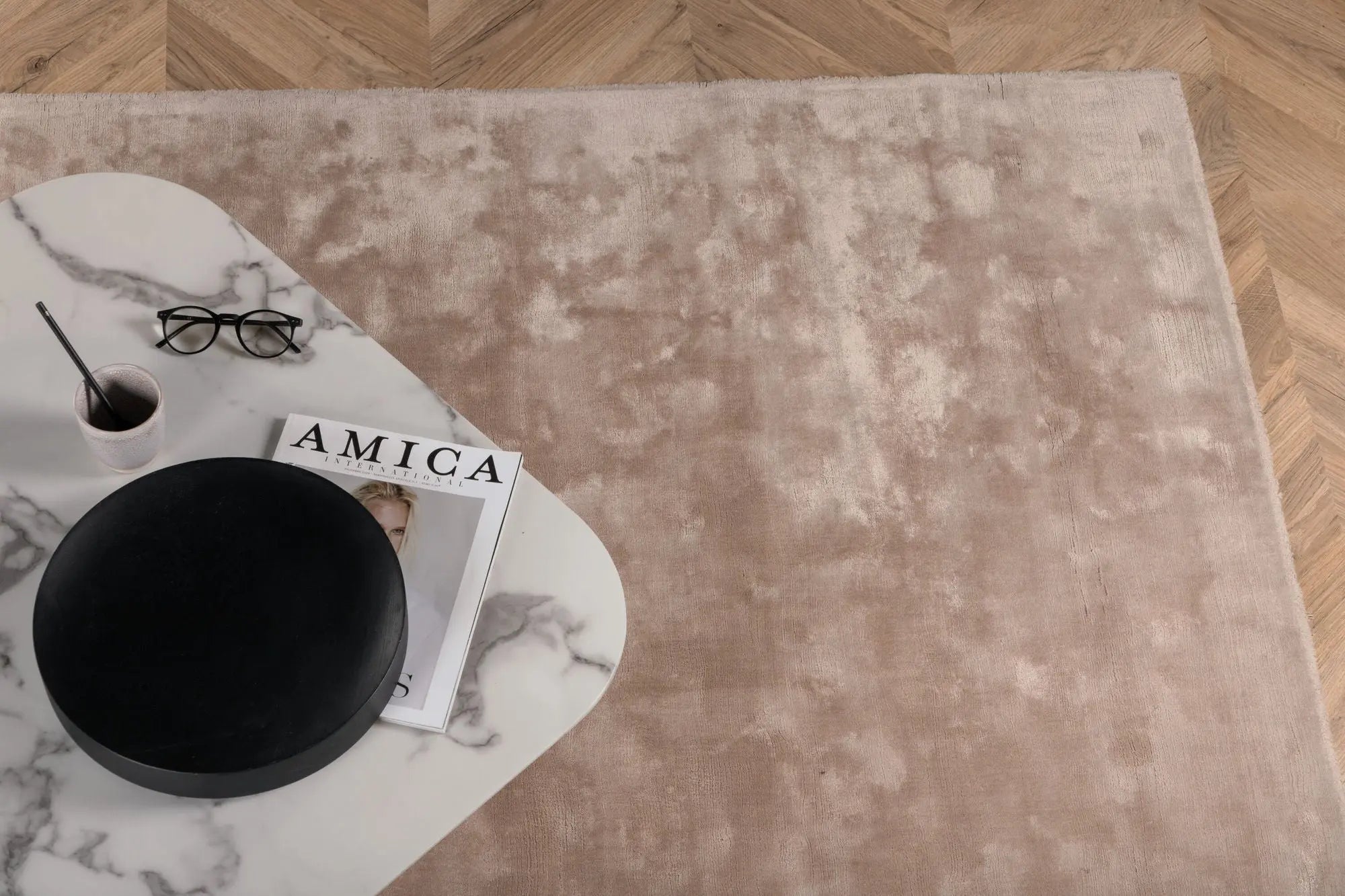 Tapis en viscose Indra - 170*240cm - 171 x 242 - Viscose