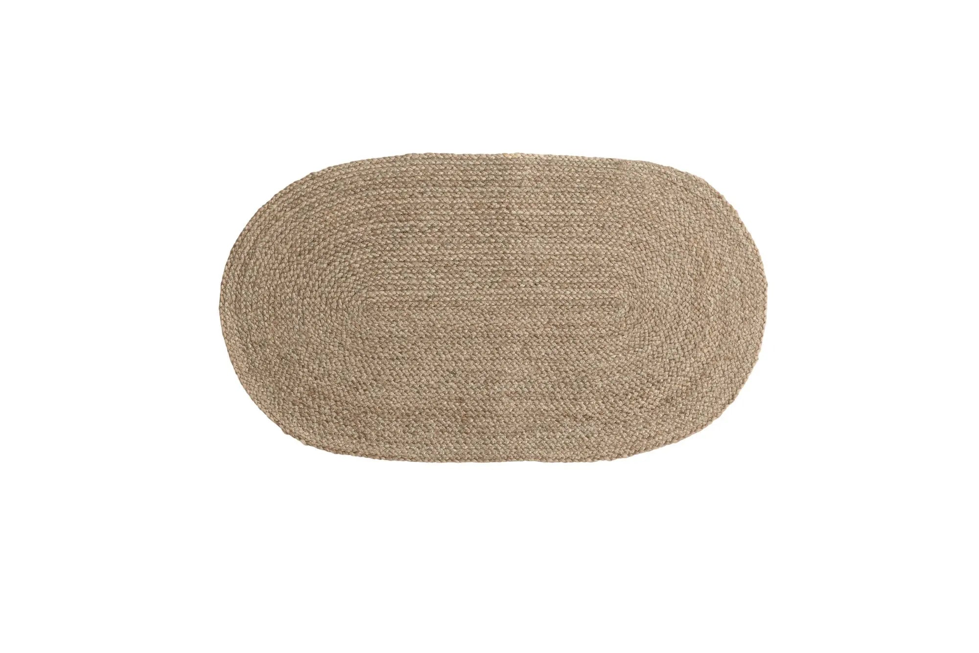 Tapis ovale Olivier - 50*90cm - 50 x 90 - Jute