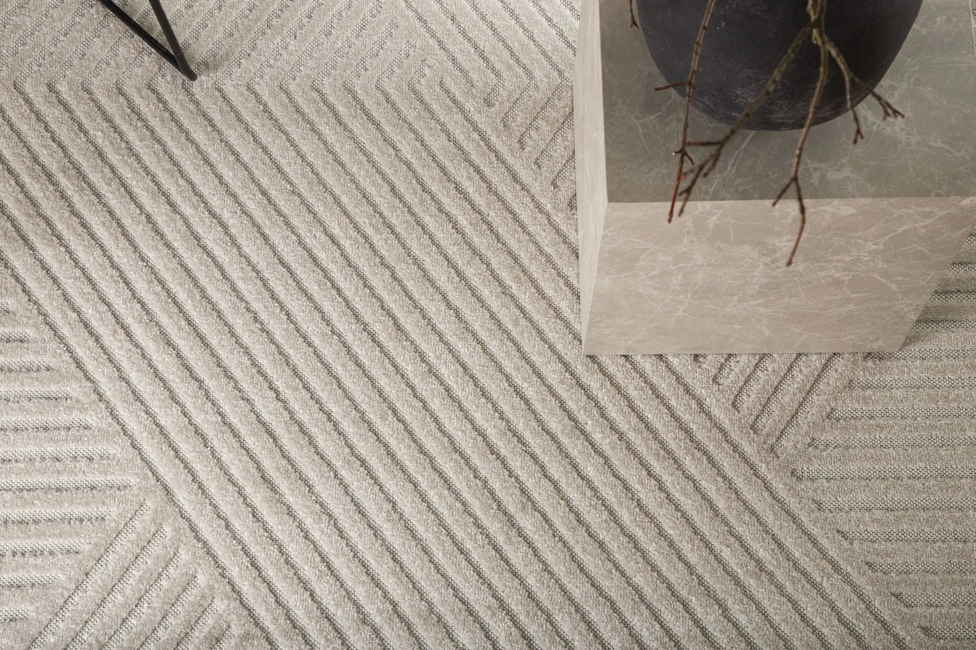 Tapis rectangulaire Aron - 230*160cm - 160 x 230 - Polypropylène