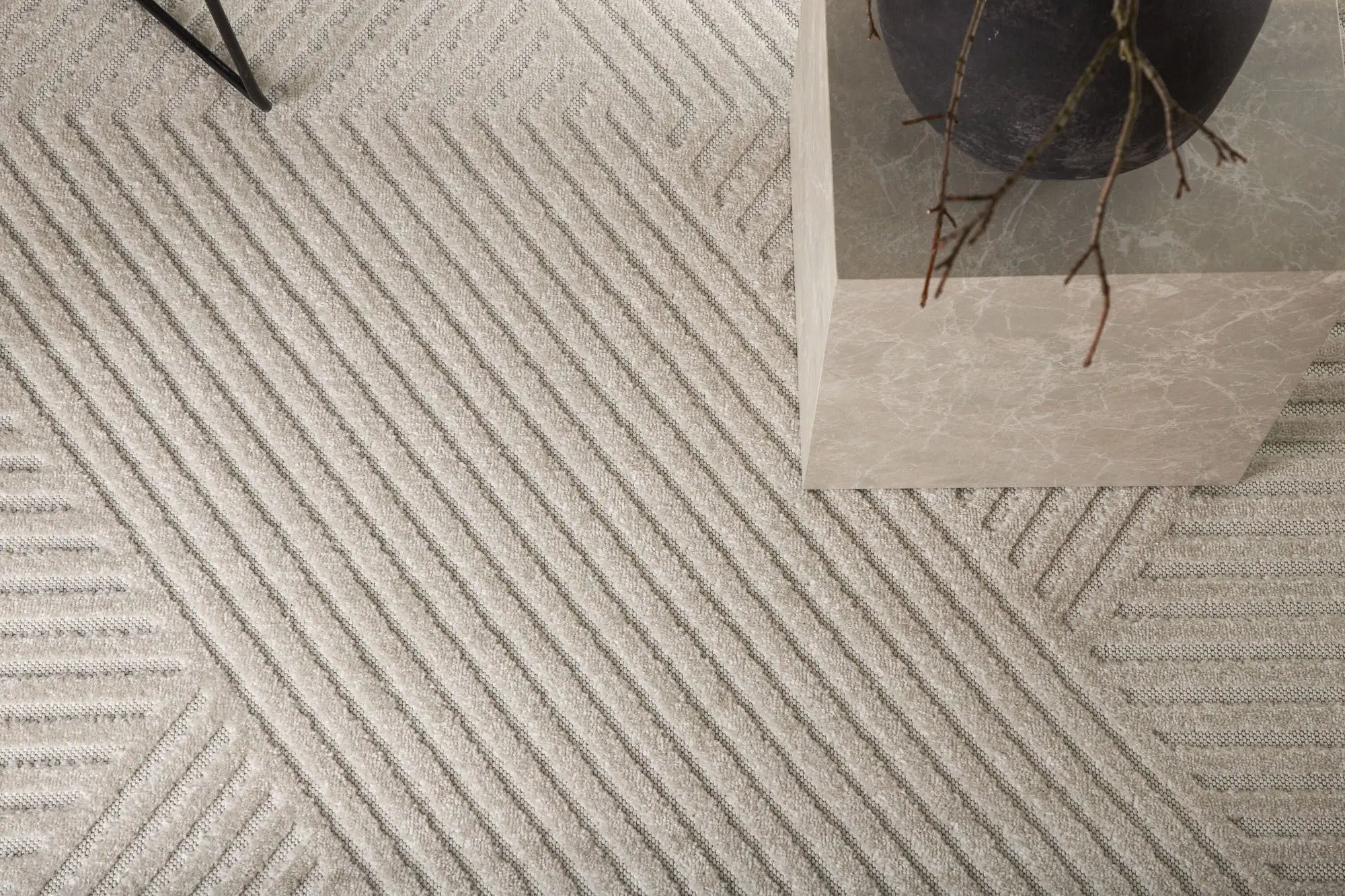 Tapis rectangulaire Aron - 340*240cm - 240 x 340 - Polypropylène