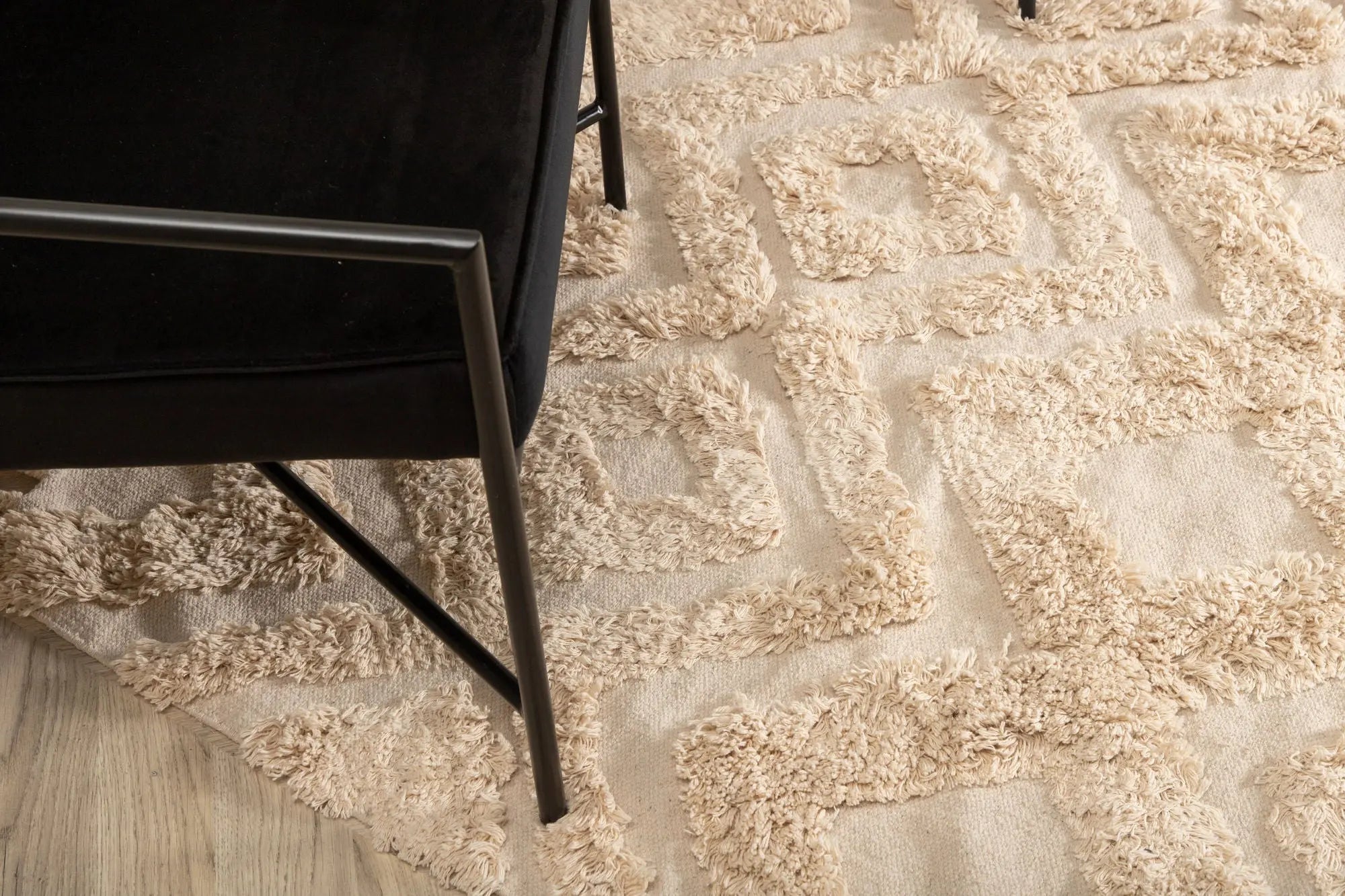 Tapis rectangulaire Hilma - 160*230cm - 230 x 160 - Coton