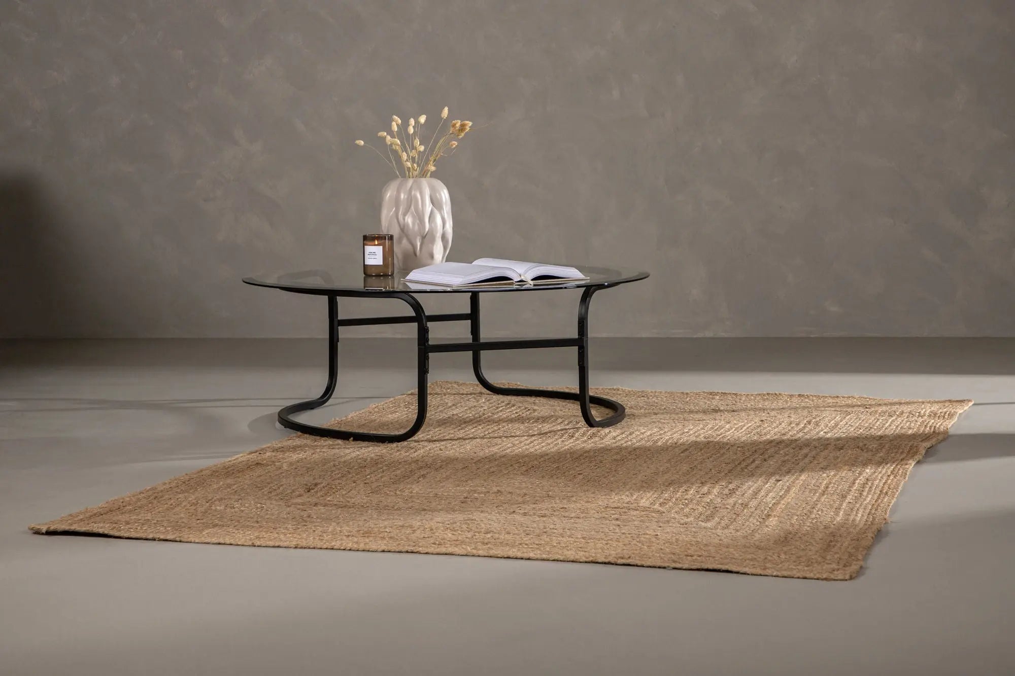 Tapis rectangulaire Oliver - 230*160cm - 160 x 230 - Jute