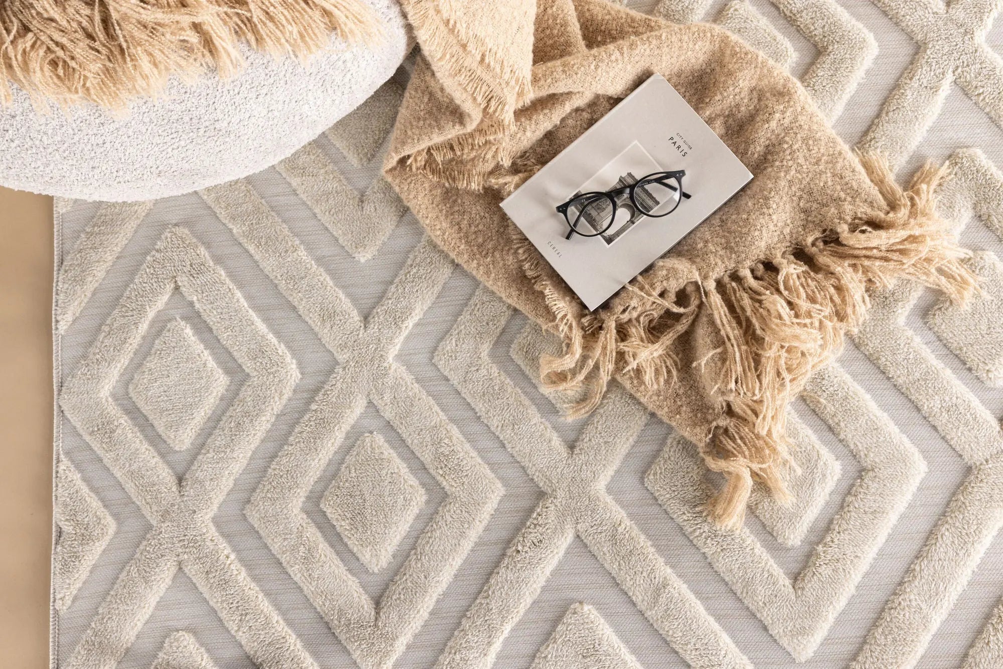 Tapis rectangulaire Pia - 290*200cm - 200 x 290 - Polyester