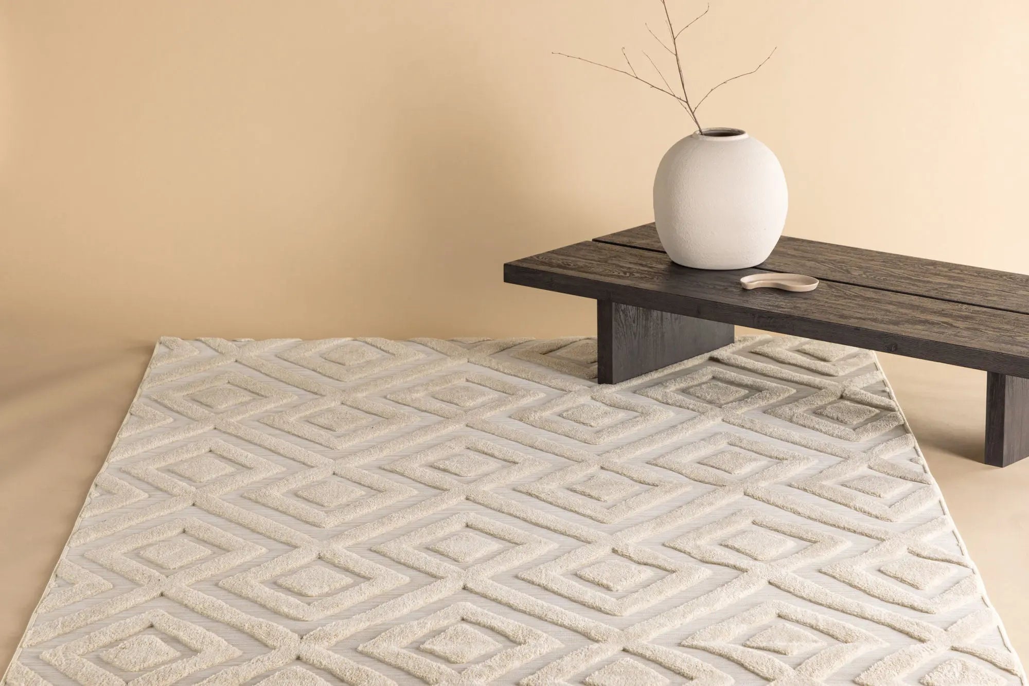 Tapis rectangulaire Pia - 290*200cm - 200 x 290 - Polyester