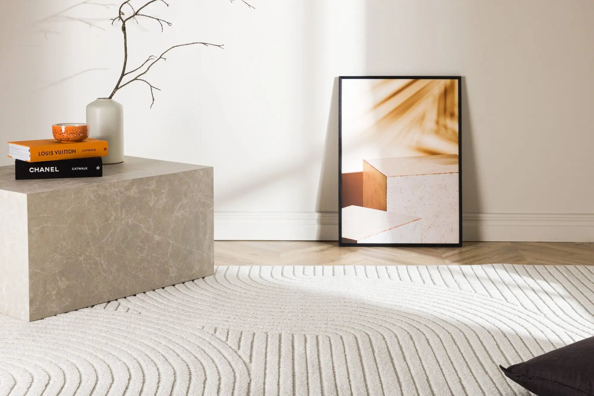 Tapis rectangulaire Vince - 340*240cm - 240 x 340 - Polypropylène