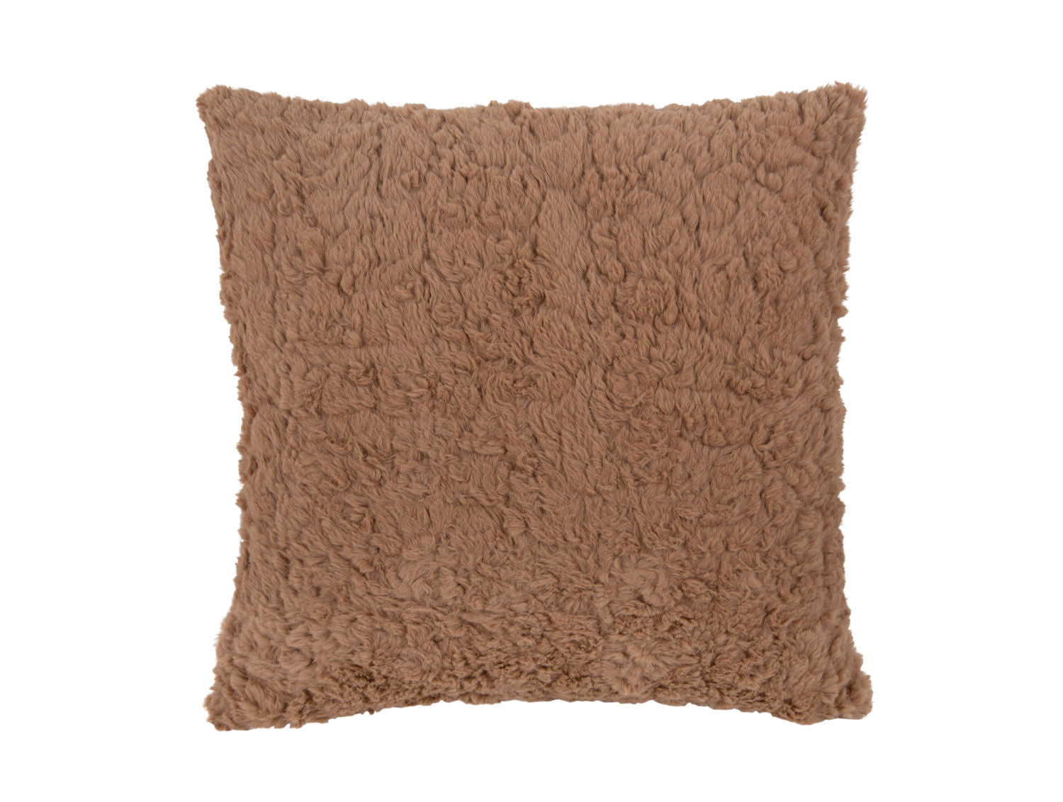 Cushion Tierno furry brown