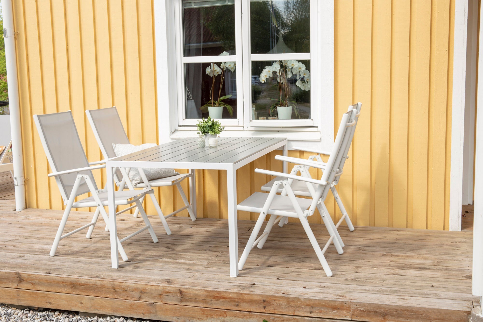 Break 5:pos Chair 2-pack - White/Grey  Loome