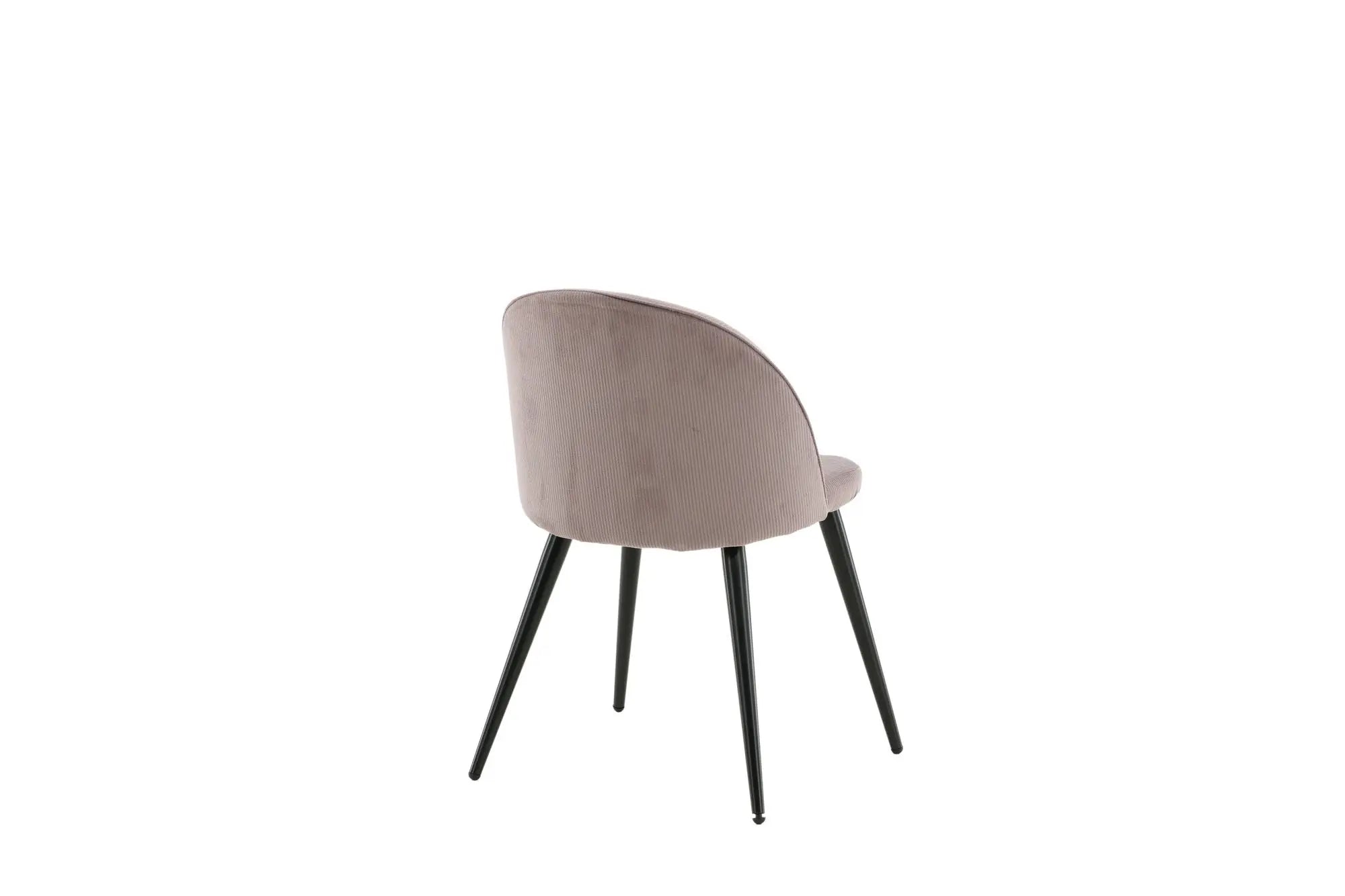 Lot de 2 chaises de salle à manger Velvet - 57 x 50 x 76,5 - Polyester velours côtelé