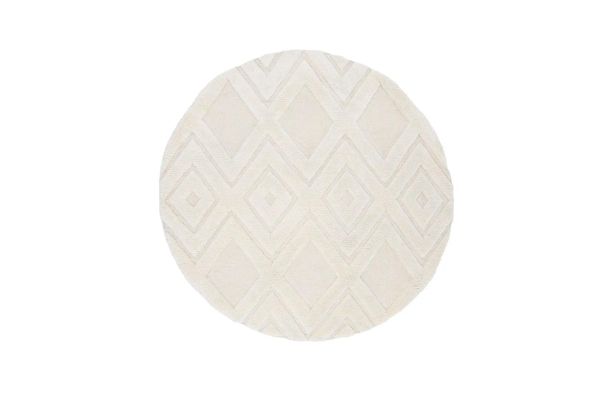 Tapis en laine rond Dahlia - 200*200cm - ø200 - Laine