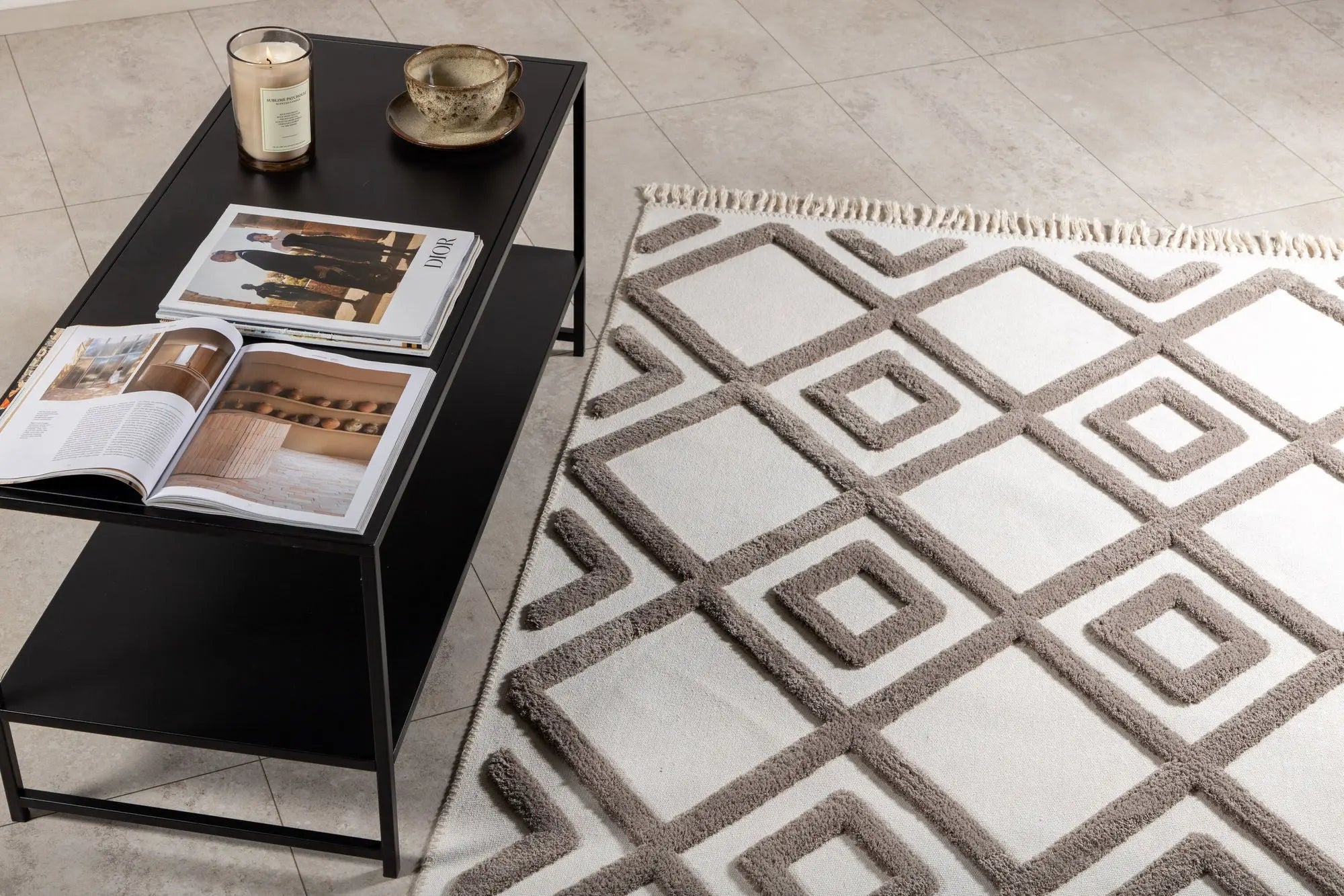 Tapis en polyester Towa - 160*230cm - 160 x 230 - Polyester