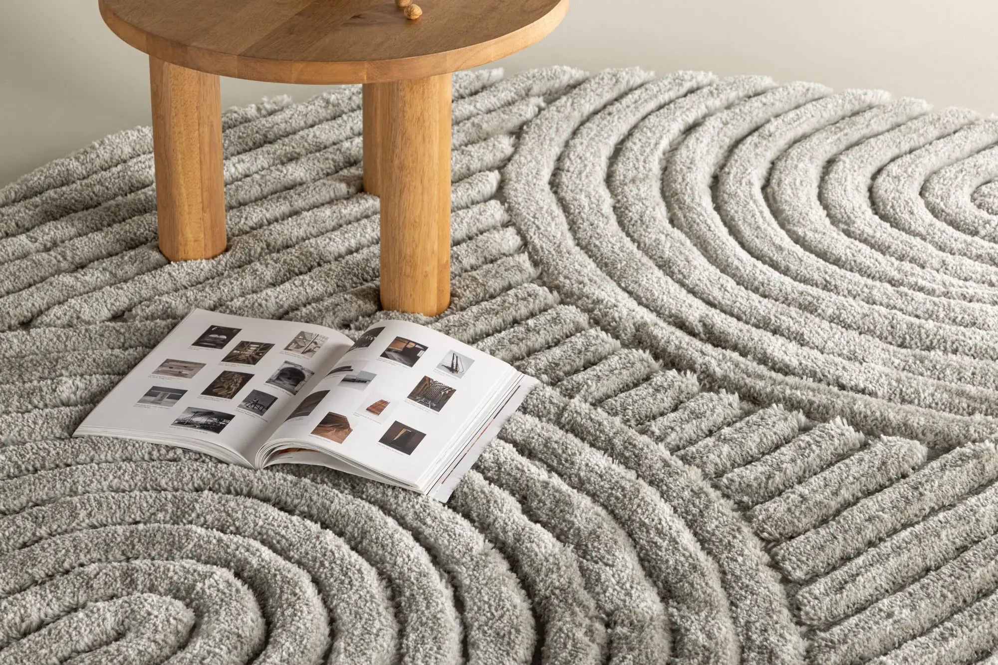 Tapis en polyester rond Niklas - 200*200cm - ø200 - Polyester