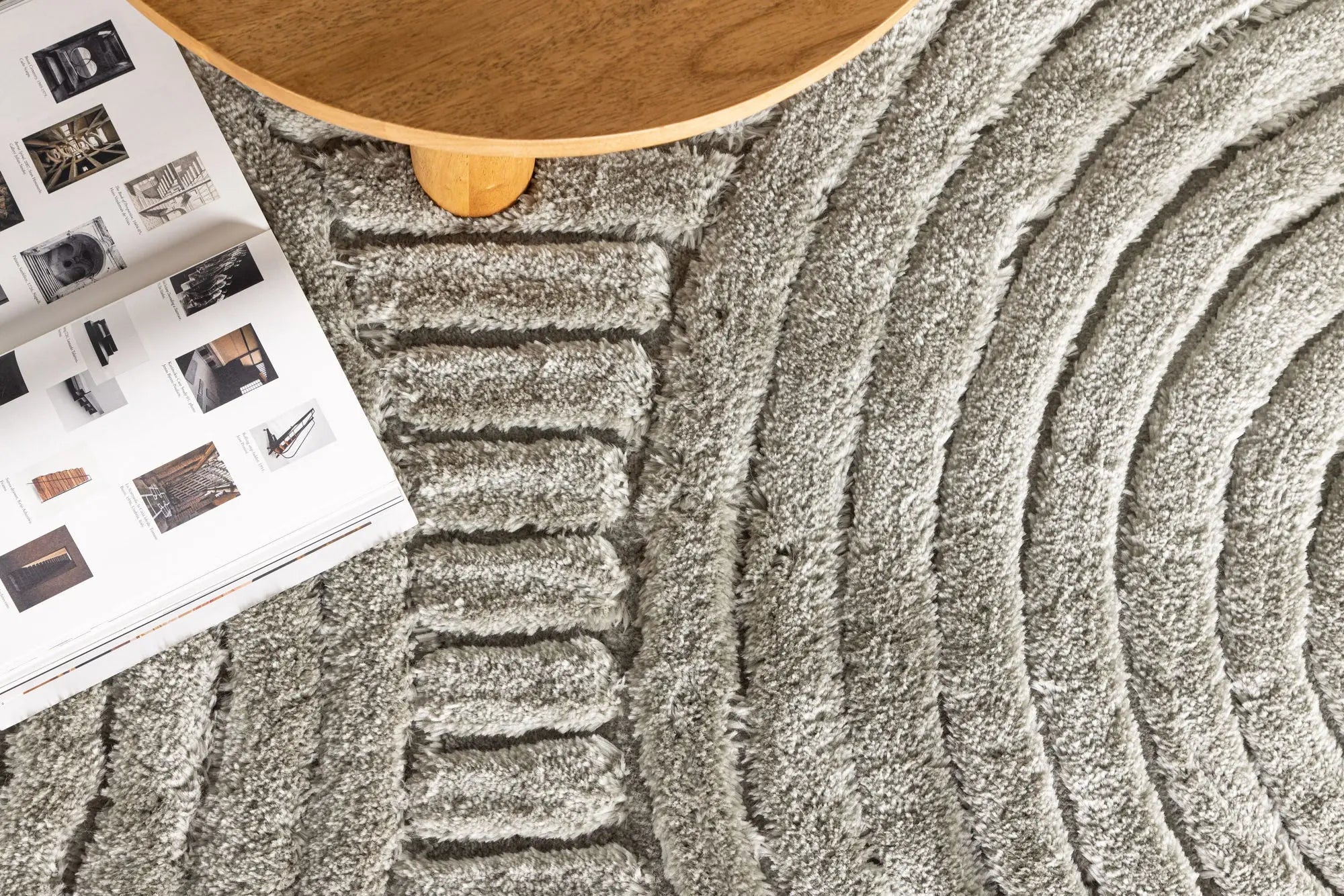 Tapis en polyester rond Niklas - 200*200cm - ø200 - Polyester