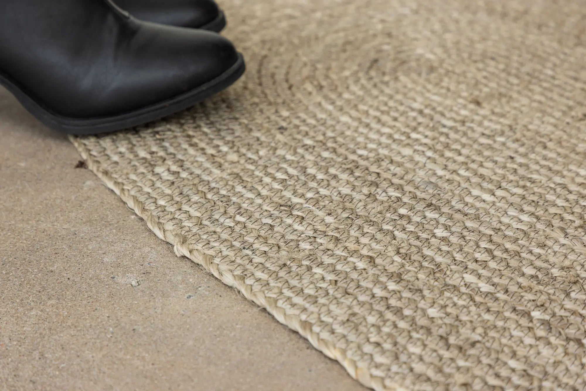 Tapis ovale Olivier - 50*90cm - 50 x 90 - Jute